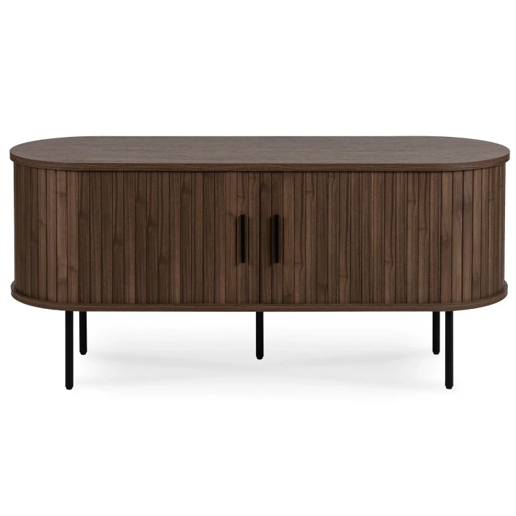 Szafka RTV Wood w kolorze orzech 120 cm