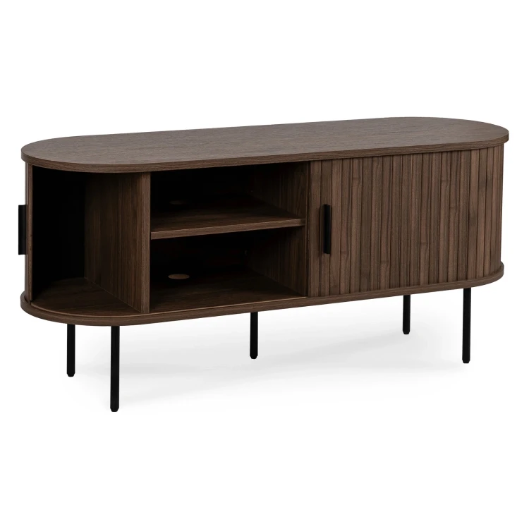 Szafka RTV Wood w kolorze orzech 120 cm