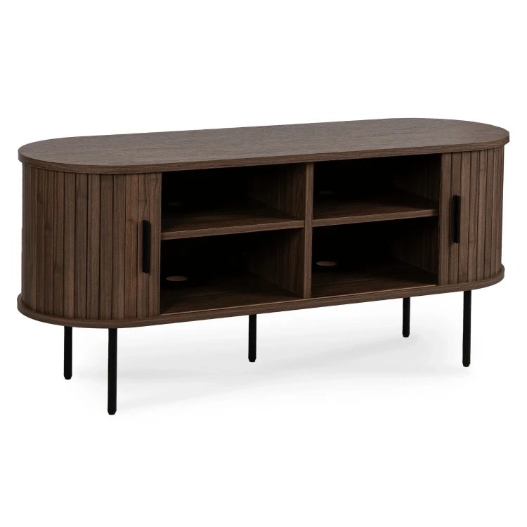 Szafka RTV Wood w kolorze orzech 120 cm