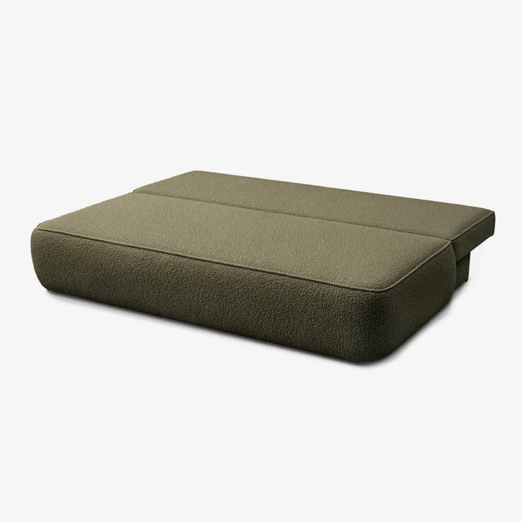 Sofa Rozkładana LORENA Oliwkowa Boucle