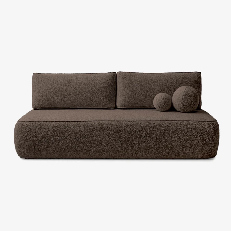 Sofa Rozkładana LORENA Mocca Boucle