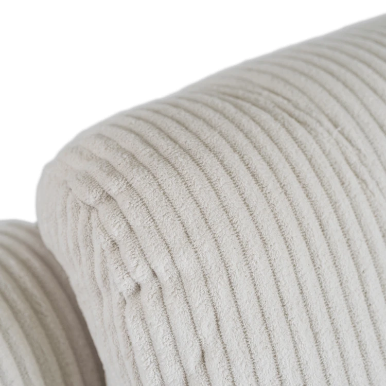 Fotel Masujący Comfort BOX Beżowy Sztruks
