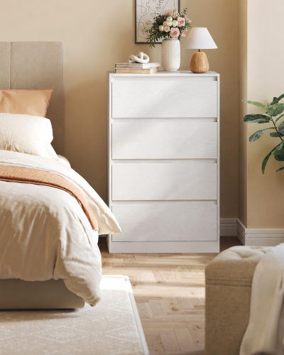 Komoda PEGO 4- szuflady 40x60x97cm w kolorze białym