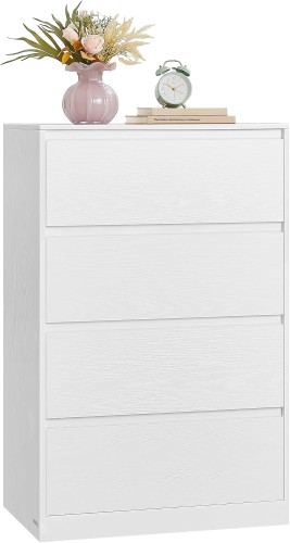 Komoda PEGO 4- szuflady 40x60x97cm w kolorze białym