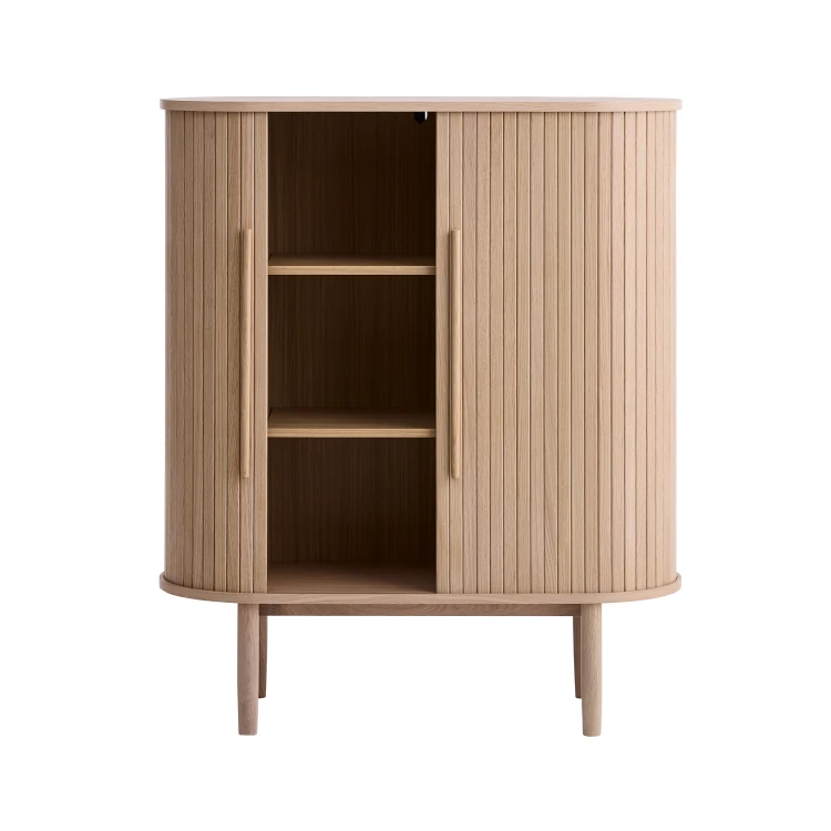 Komoda Canto Wysoka 118 cm kolor dąb biały