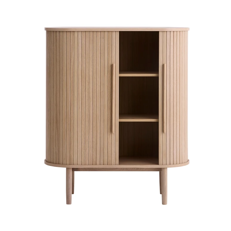 Komoda Canto Wysoka 118 cm kolor dąb biały