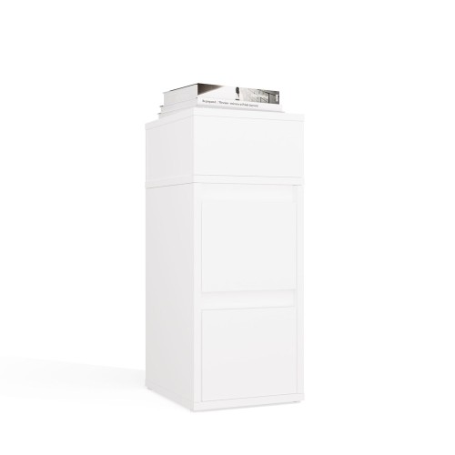 Szafka nocna TAVI 2 szuflady z półką Biała 27 cm