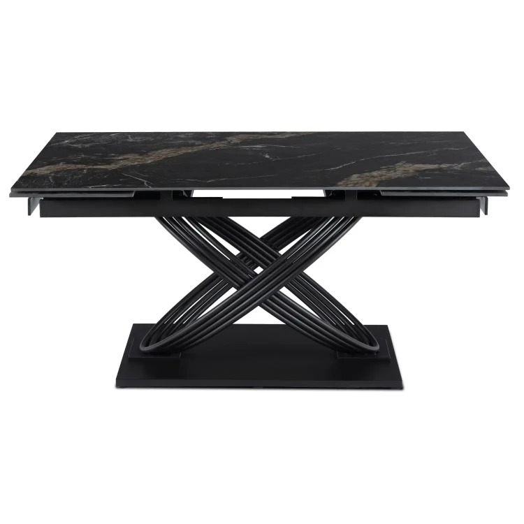 Stół do jadalni NIVO Ceramiczny Rozkładany 160-240 cm Czarny