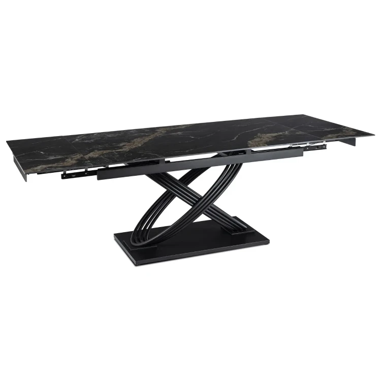 Stół do jadalni NIVO Ceramiczny Rozkładany 160-240 cm Czarny
