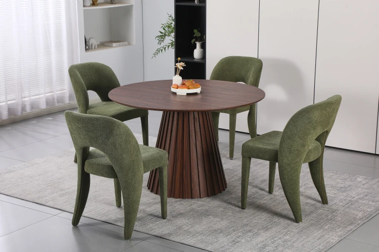 Stół do jadalni ESTE 120 cm w kolorze orzech