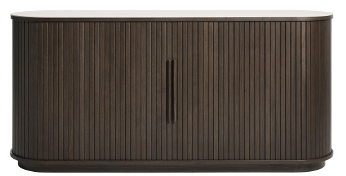 Komoda NORTH dąb espresso/blat ceramiczny 165 cm