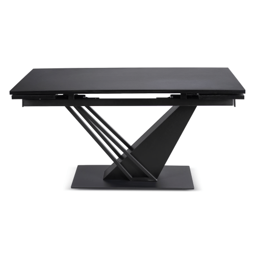 Stół do jadalni NEXO Ceramiczny Rozkładany 160-220 cm Biały Marmur/Kaszmir