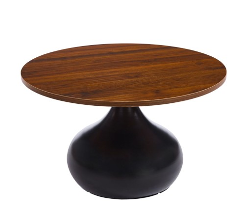 Stolik kawowy GALON 70 cm w kolorze orzech /czarny