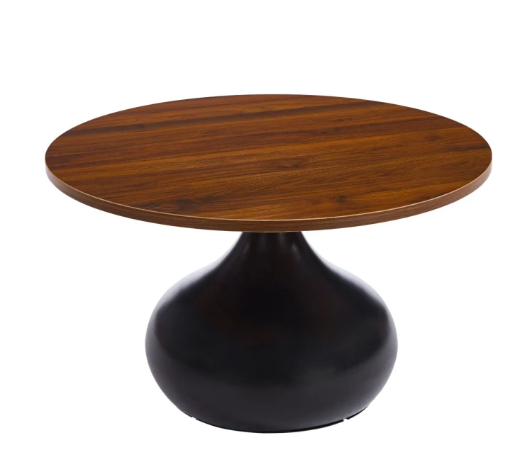 Stolik kawowy GALON 70 cm w kolorze orzech /czarny