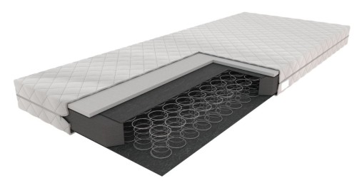 Materac Bonellowy H3 – Sprężynowy z Pianką T25, Pokrowiec Pikowan 160x200