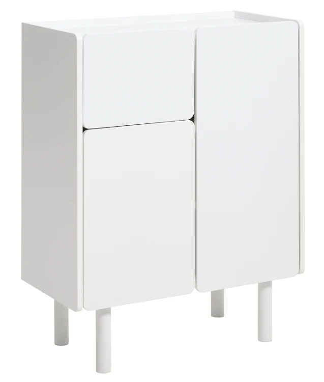 Komoda COSTA 100 cm w kolorze białym