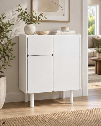 Komoda COSTA 100 cm w kolorze białym