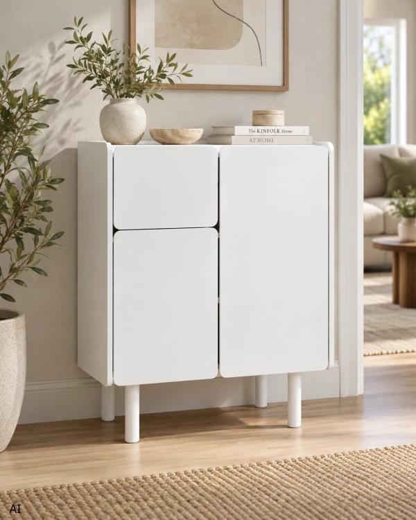 Komoda COSTA 100 cm w kolorze białym