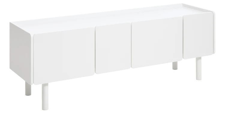 Szafka RTV COSTA 160 cm w kolorze białym