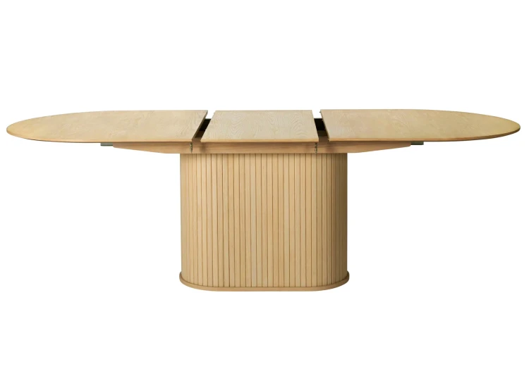 Stół do jadalni TANA Rozkładany owalny 95x180-230 cm w kolorze dąb naturalny
