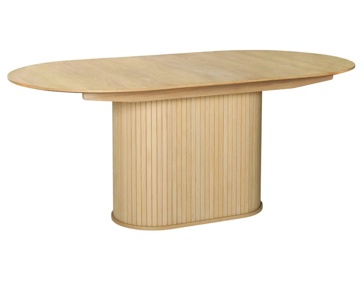 Stół do jadalni TANA Rozkładany owalny 95x180-230 cm w kolorze dąb naturalny